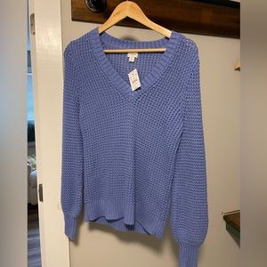 BNWT Women’s Periwinkle Cotton Sweater SMALL